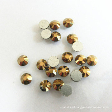 Color+Ab Flat Back Rhinestone with Silver Plating